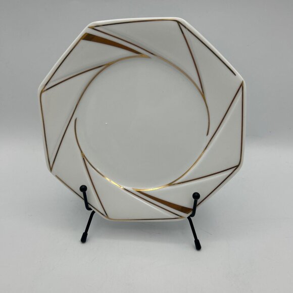 Ranmaru Gallery Octagonal White Gold Crystalline  2 Sets of 3 Pieces Japan - Picture 11 of 11